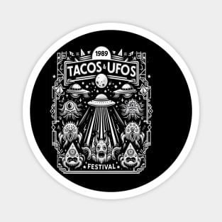 1989 Tacos And UFOs Festival Magnet